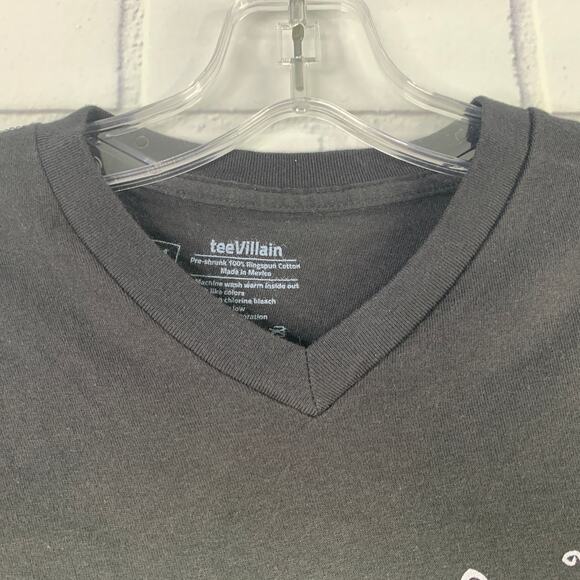 Tee Villain tshirt Trick Me Into Treating You Badly Cheshire Cat Alice unisex M - Picture 4 of 7